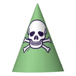 Chapeaux De Fêtes Crâne n os casquettes de la fête verte