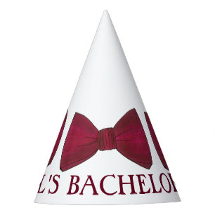 Chapeaux De Fêtes Cravate Groom Bow Cravates Mariage du Bachelor Par