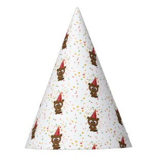 Chapeaux De Fêtes Cute Confetti Party Beaver