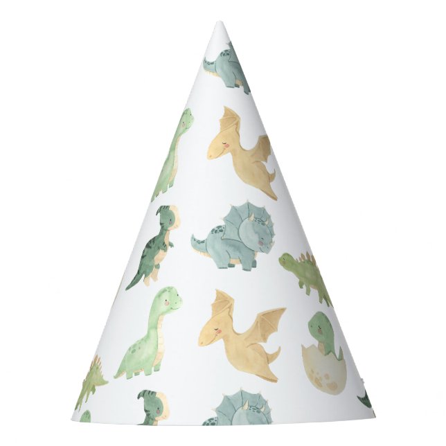 Chapeaux De Fêtes Cute Dinosaur (Devant)