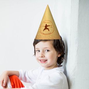 Chapeaux De Fêtes Cute Modern Martial Arts Karate Kids 8e anniversai