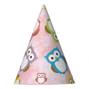 Chapeaux De Fêtes Cute Owls, Owl Pattern, Colorful Owls, Baby Owls