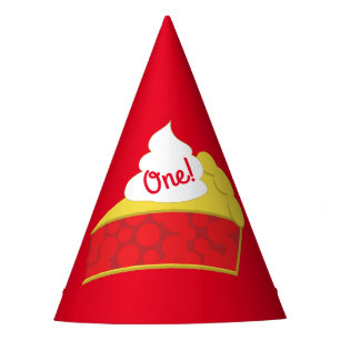 Chapeaux De Fêtes Cutie Pie Cherry 1er Anniversaire Thème de fête