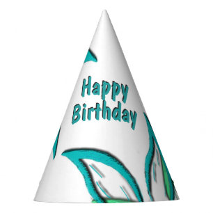 Chapeaux De Fêtes Cyan Wisps