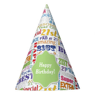 Chapeaux De Fêtes De fête d'anniversaire cadeaux uniques et 21èmes