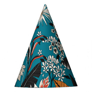 Chapeaux De Fêtes Déco florale artistique : Motif Vintage sans coutu