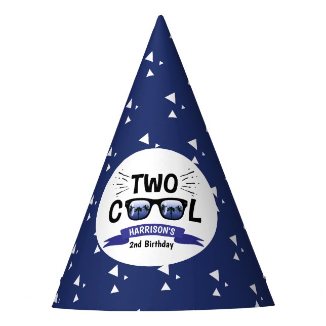 Chapeaux De Fêtes Deux garçons Cool 2e anniversaire (Devant)