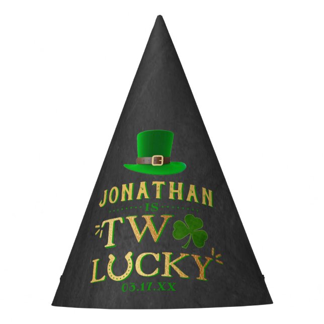 Chapeaux De Fêtes Deux Lucky St. Patrick's Day 2e anniversaire (Devant)