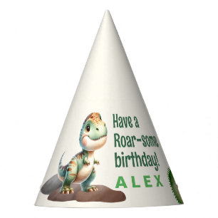 Chapeaux De Fêtes Dinosaur fête d'anniversaire