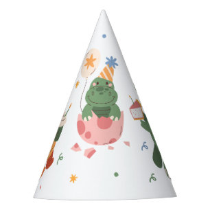 Chapeaux De Fêtes Dinosaures enfantins colorés Anniversaire des enfa