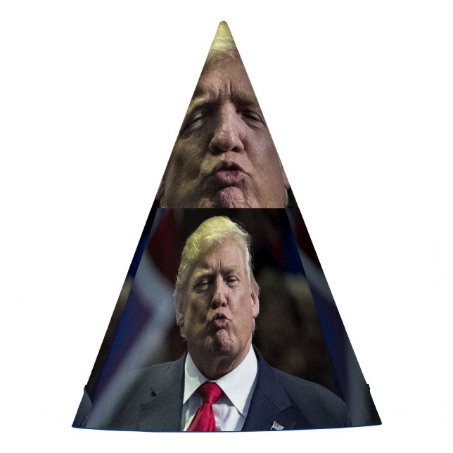 CHAPEAUX DE FÊTES DONALD TRUMP KISS CASQUETTES DU PARTI D'ANNIVERSAI (Devant)