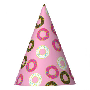 Chapeaux De Fêtes Donut Kid Anniversaire mignon rose