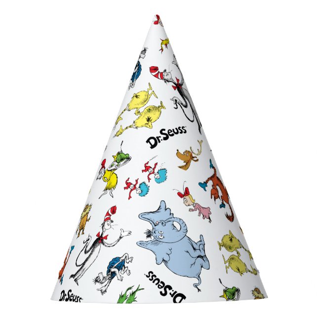 Chapeaux De Fêtes Dr. Seuss Character Confetti | ANNIVERSAIRE DE ENF (Devant)