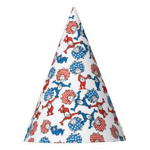 Chapeaux De Fêtes Dr. Seuss Chose Une Chose Deux Motif Drapeau Amé