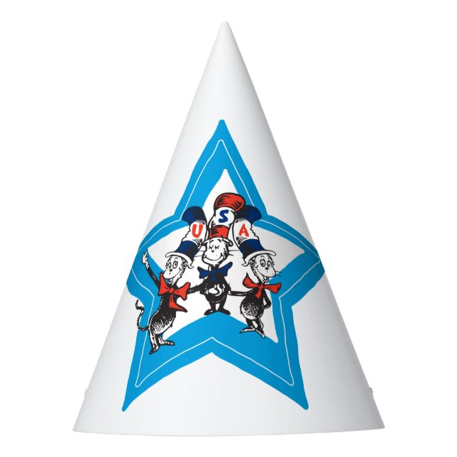 Chapeaux De Fêtes Dr Seuss | Little Cats USA Graphisme Casquette (Devant)