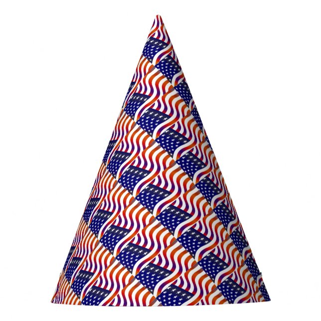 Chapeaux De Fêtes Drapeau américain (Devant)