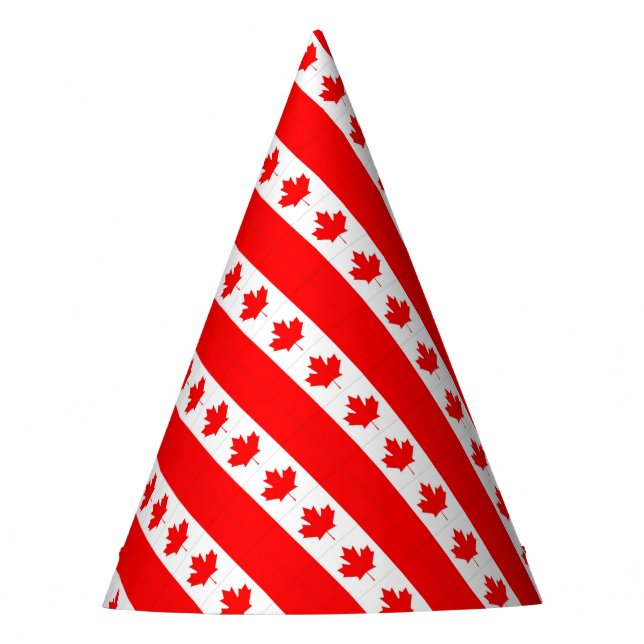 CHAPEAUX DE FÊTES DRAPEAU CANADIEN (Devant)