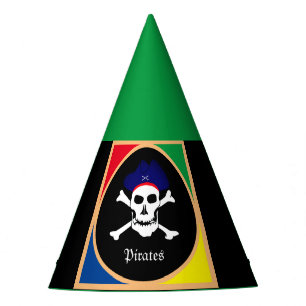 Chapeaux De Fêtes Drapeau Captain & Pirates - Île au trésor /enfants