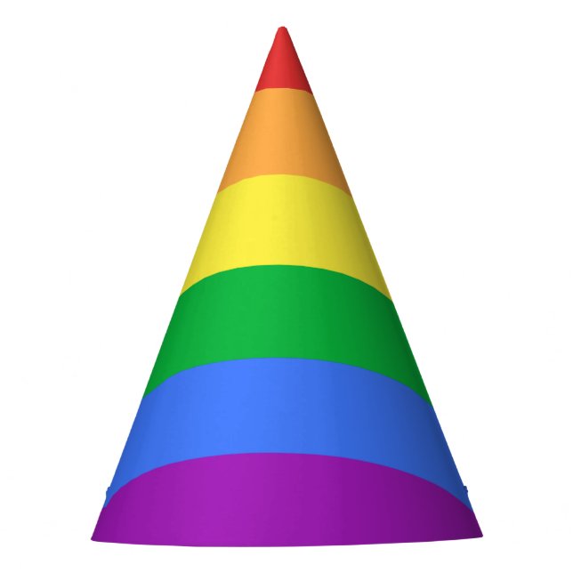 Chapeaux De Fêtes Drapeau d'arc-en-ciel (Devant)