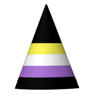 Chapeaux De Fêtes Drapeau de fierté non binaire