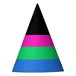 Chapeaux De Fêtes Drapeau de fierté polysexuelle