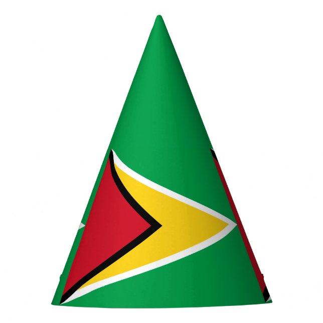 Chapeaux De Fêtes Drapeau de Guyana (Devant)