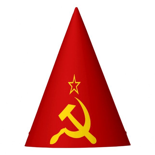 Chapeaux De Fêtes Drapeau de l'URSS - Drapeau de l'Union soviétique (Devant)
