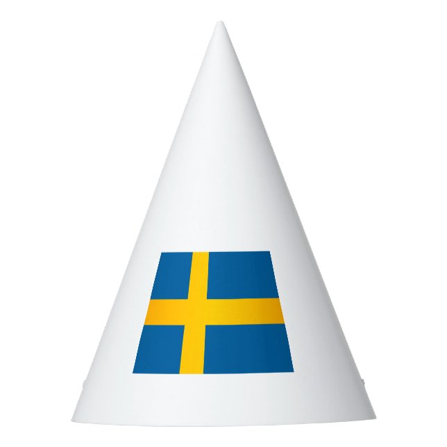 Chapeaux De Fêtes Drapeau de Suède (Devant)