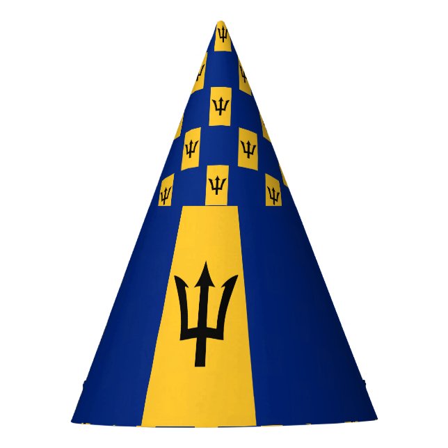 Chapeaux De Fêtes Drapeau des Barbade (Devant)