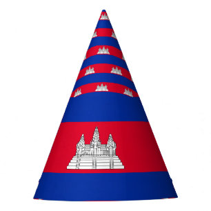 Chapeaux De Fêtes Drapeau du Cambodge