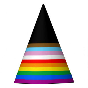 CHAPEAUX DE FÊTES DRAPEAU PRIDE LGBTQ+ INCLUSIF