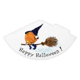 Chapeaux De Fêtes Drôle Halloween Casquette Sorcière Citrouille vola