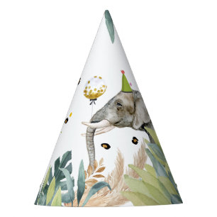 Chapeaux De Fêtes Elephant Party Animaux Safari Animaux Anniversaire