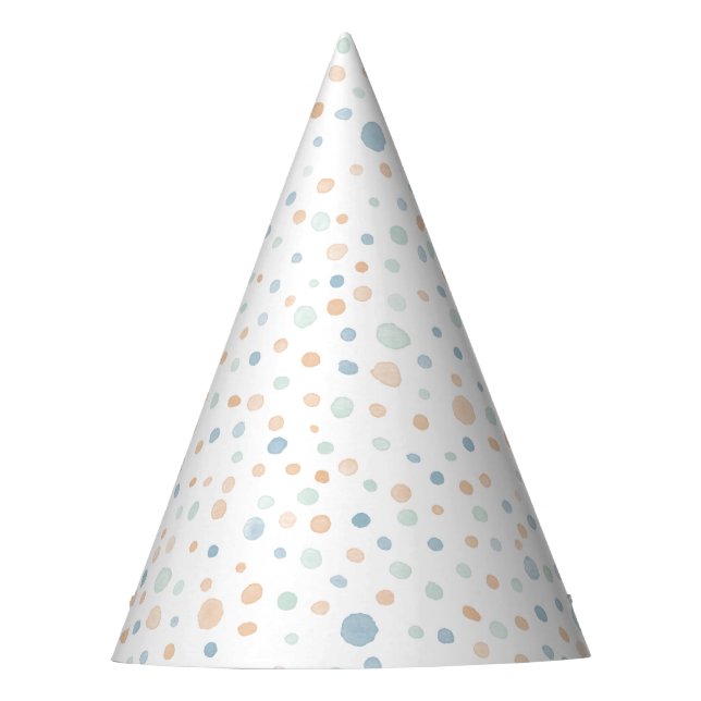 Chapeaux De Fêtes Elliot Confetti Aquarelle Dots Casquette (Devant)