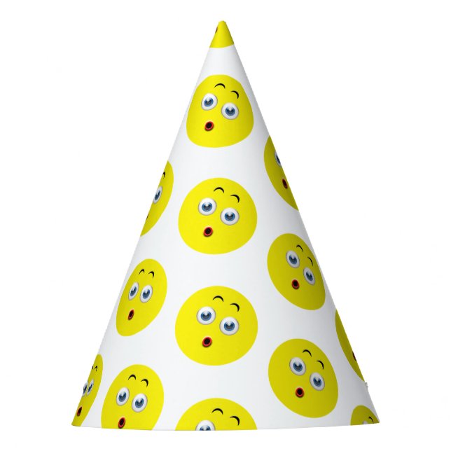 Chapeaux De Fêtes Emoji surpris (Devant)