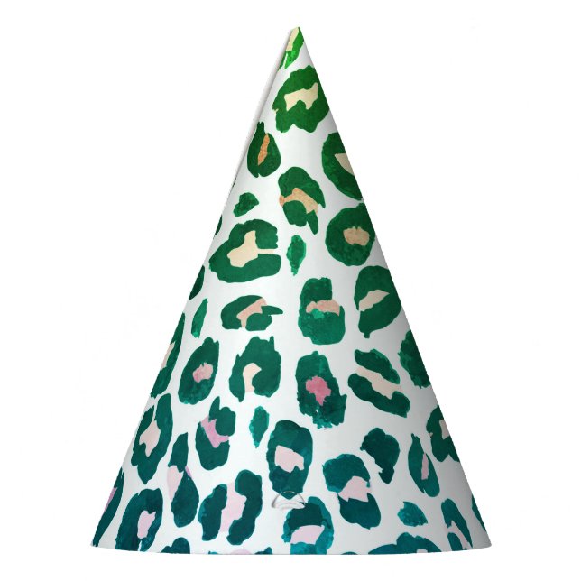 Chapeaux De Fêtes Empreinte de léopard cheetah poster de animal (Gauche)