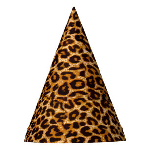 Chapeaux De Fêtes Empreinte de léopard cheetah poster de animal