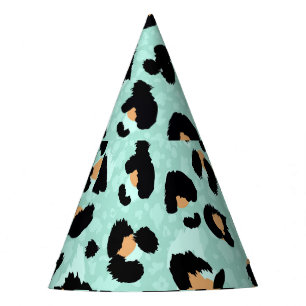 Chapeaux De Fêtes Empreinte de léopard, motif animal