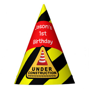 Chapeaux De Fêtes En construction Concret mixeur fête d'anniversaire