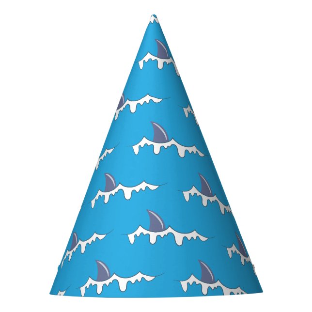 Chapeaux De Fêtes Enfant motif de requin fin anniversaire casquette  (Devant)