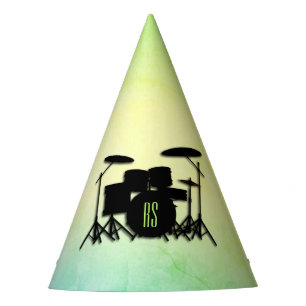 Chapeaux De Fêtes Ensemble de tambour monogramme vert