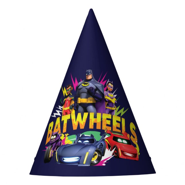 Chapeaux De Fêtes Équipe de superhéros Batwheel™ (Devant)