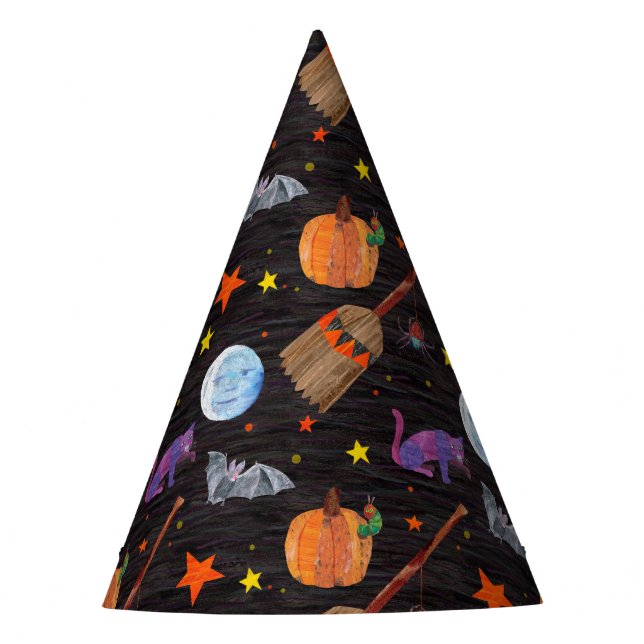 Chapeaux De Fêtes Eric Carle | Caterpillar Black Halloween Motif (Devant)