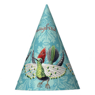 Chapeaux De Fêtes Ernst Haeckel Colibri Coloré Art de la Nature