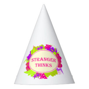Chapeaux De Fêtes Étranger pense citation dans le style d'une émissi