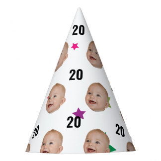 Chapeaux De Fêtes Face personnalisée 10e 20e 30e 40e 50e 60e anniver