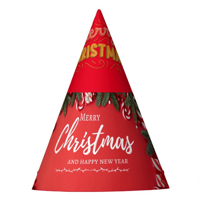 Chapeaux De Fêtes Festive Cheer Santa Hat (Devant)