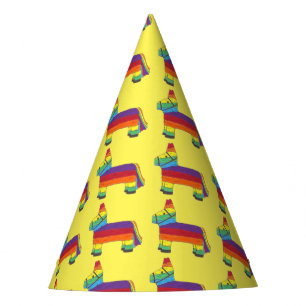 Chapeaux De Fêtes Fête ANIMAL Arc-en-ciel Piñata Anniversaire Fiesta