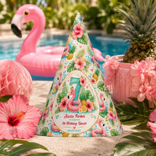 Chapeaux De Fêtes Fête d'anniversaire 7 ans au bord de la piscine au