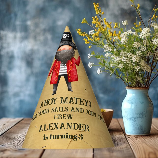 Chapeaux De Fêtes Fête d'anniversaire à thème Pirate (Créateur téléchargé)
